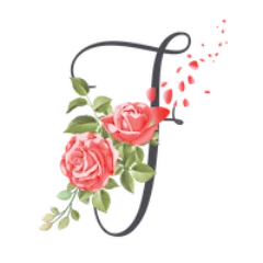 Aroma Flowers floral A logo